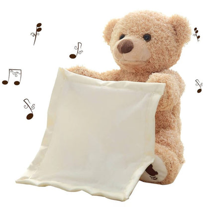 Interactieve Teddybeer met Muziek en Kiekeboe-Functie