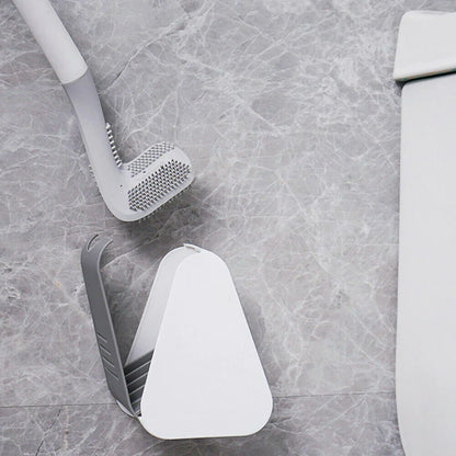 Toiletborstel Met Flexibele Kop En Hygiënische Spoelreiniging