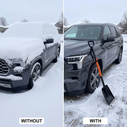 5-in-1 Sneeuwruimset voor Auto met Telescopische Steel