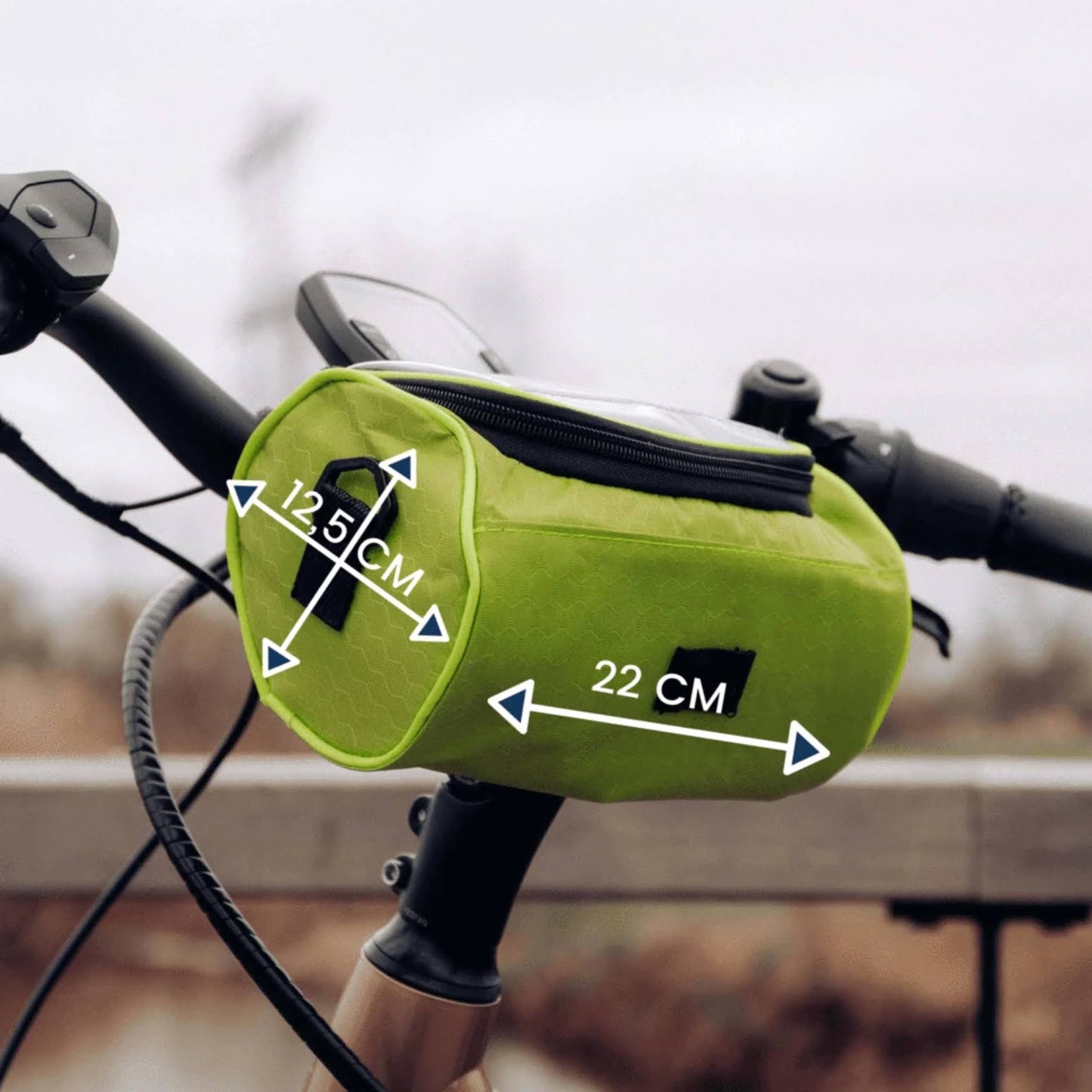 Fietstas met Touchscreen Venster