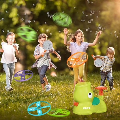Interactief Lanceerspel voor Kinderen met Vliegende Schijven en Vangnetten