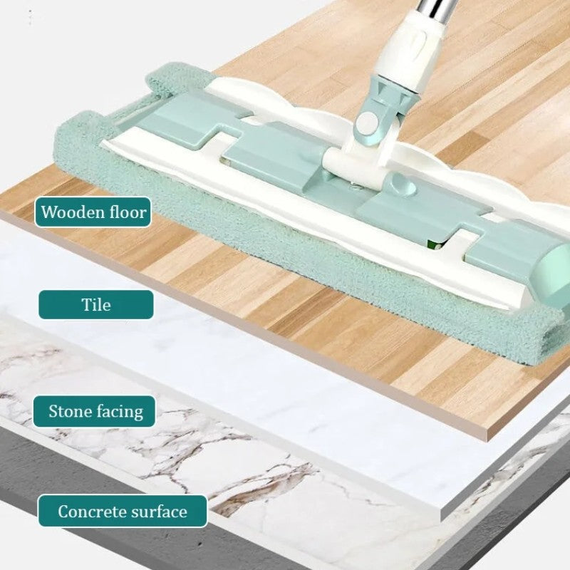 Microvezel Vloerdweil Met 360° Draaibare Kop Voor Efficiënte Reiniging