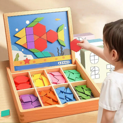 Magnetische Houten Bouwset Met 180 Of 220 Stukken Voor Creatief En Educatief Spelen
