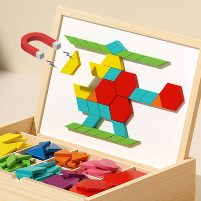 Magnetische Houten Bouwset Met 180 Of 220 Stukken Voor Creatief En Educatief Spelen