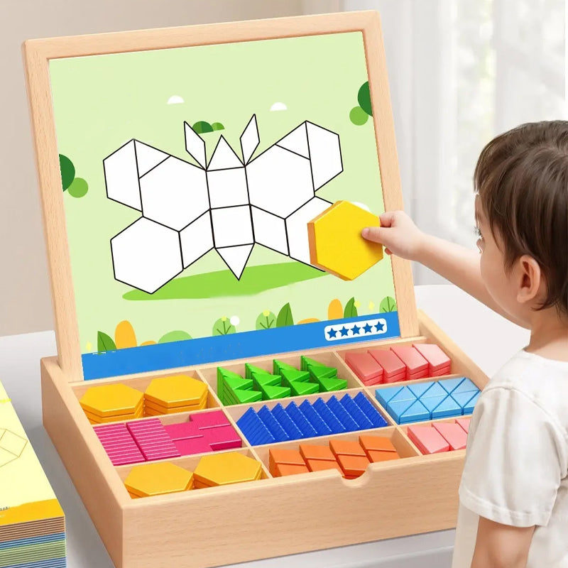 Magnetische Houten Bouwset Met 180 Of 220 Stukken Voor Creatief En Educatief Spelen