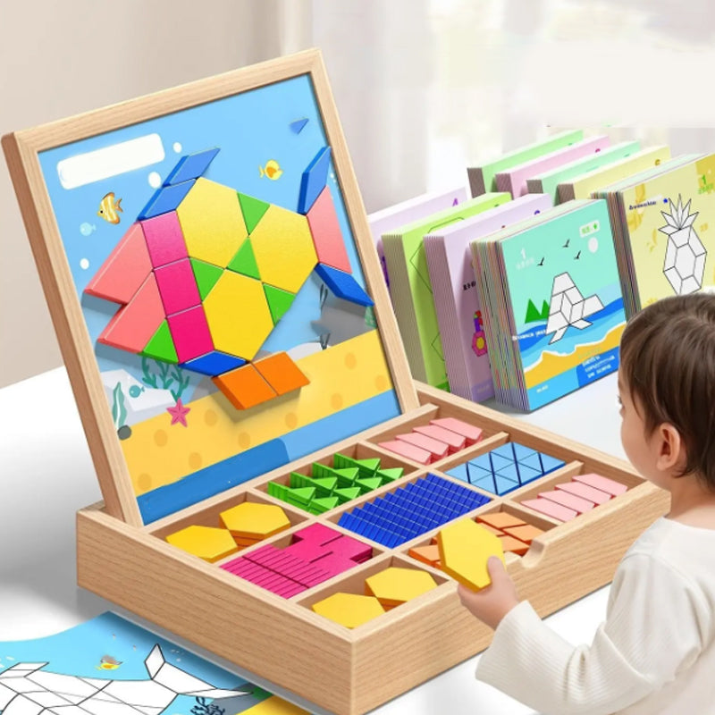 Magnetische Houten Bouwset Met 180 Of 220 Stukken Voor Creatief En Educatief Spelen