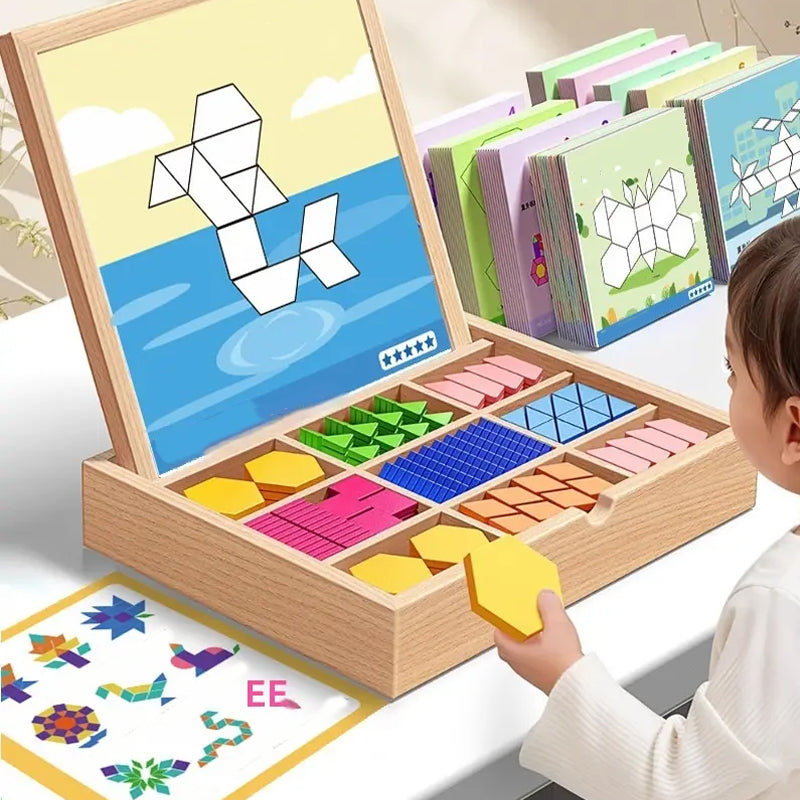 Magnetische Houten Bouwset Met 180 Of 220 Stukken Voor Creatief En Educatief Spelen