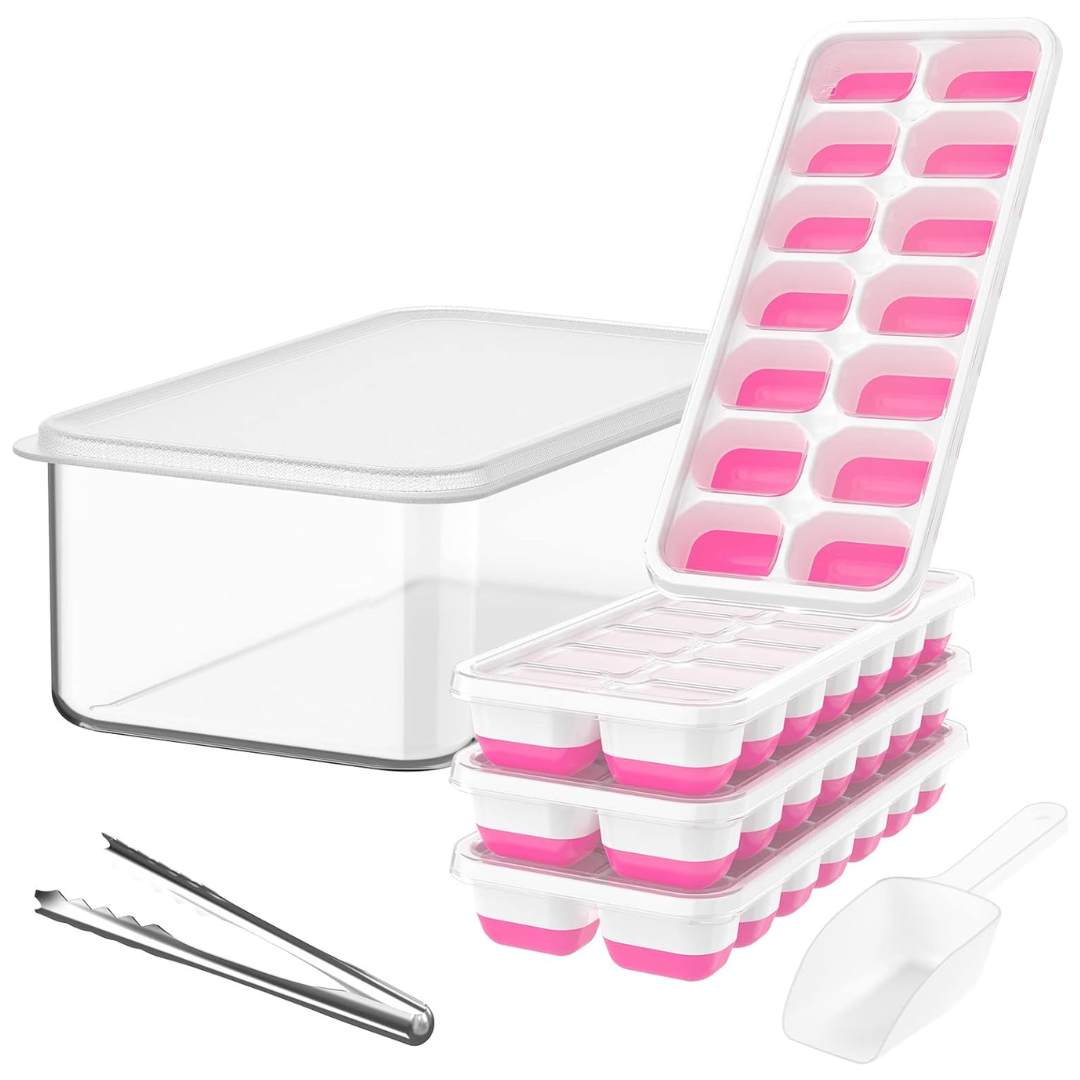 IJsblokjesvormen Silicone Stapelbaar Kunststof Compact Ontwerp