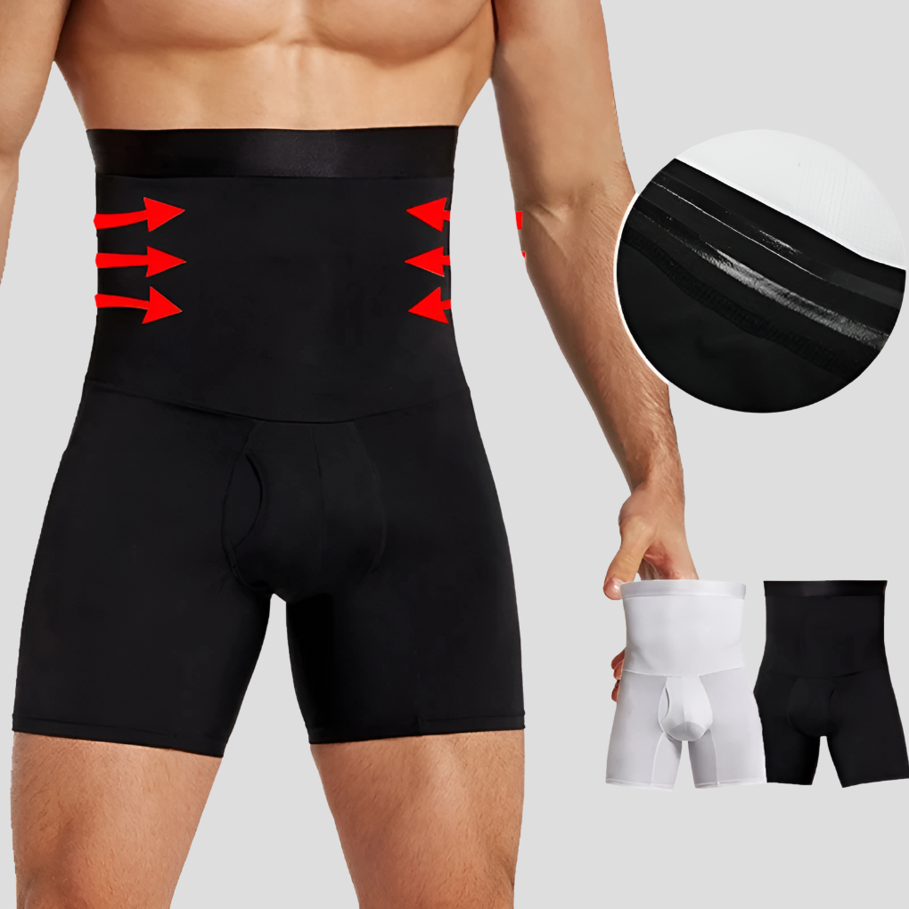 Compressiebroek voor Heren met Ondersteuning voor Bovenbenen en Taille