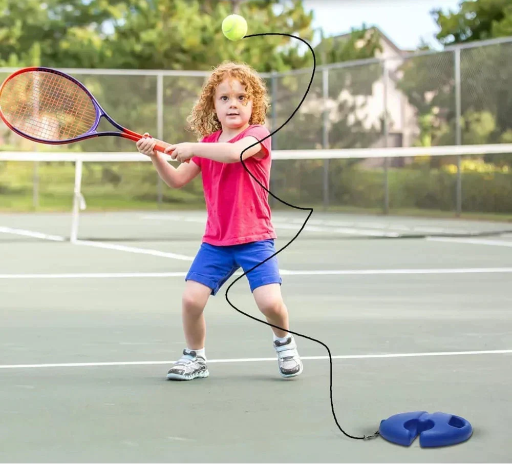 Tennistrainer met Elastisch Koord voor Zelfstandig Oefenen
