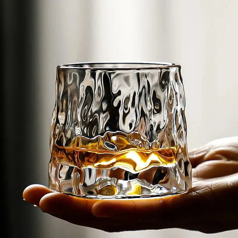 Glaswerk Voor Dranken Met Geribbelde Structuur