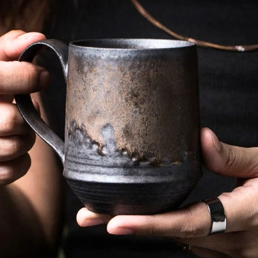Rustieke Keramische Mok Voor Koffie En Thee