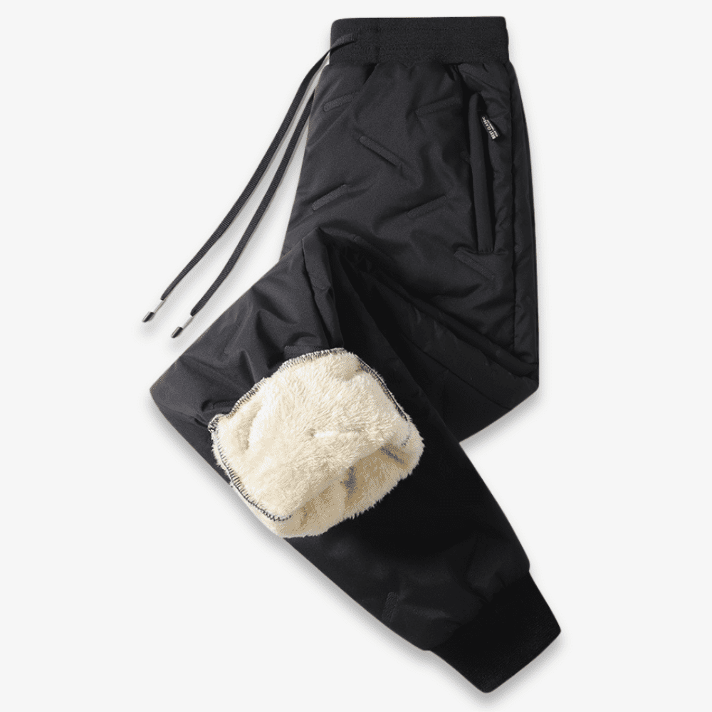 Warme Thermobroek voor Dames met Fleecevoering en Ritszakken