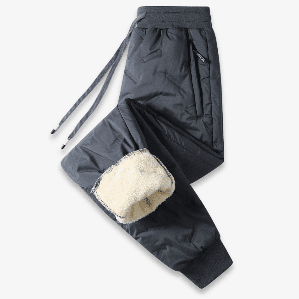 Warme Thermobroek voor Dames met Fleecevoering en Ritszakken