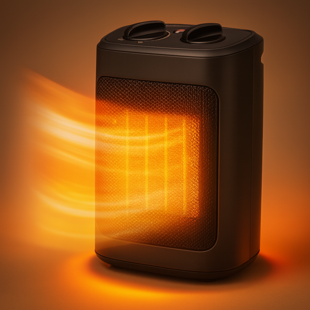Keramische Elektrische Kachel met Thermostaat en 4 Functies