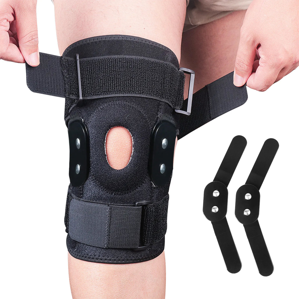 Kniebrace Met Verstelbare Ondersteuning En Ademend Neopreen Voor Dagelijks Comfort