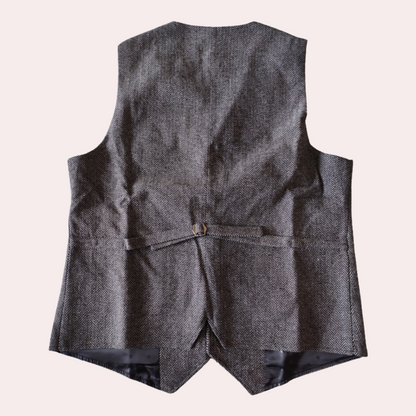 Elegante Vintage Heren Gilet voor Zakelijke en Feestelijke Gelegenheden