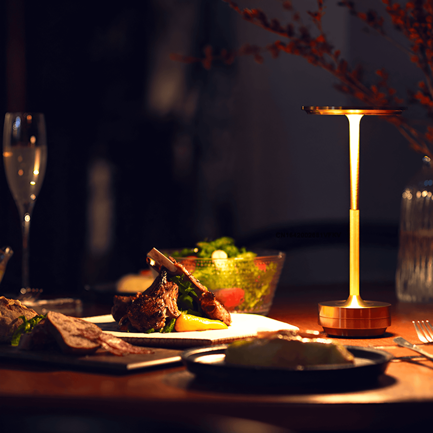 Draadloze Tafellamp met Instelbare Lichtsterkte