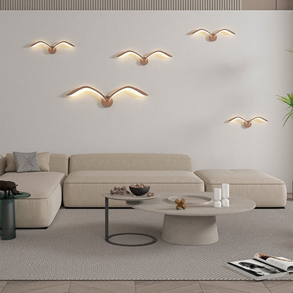 LED Wandlamp in Meeuwvorm met Scandinavisch Design