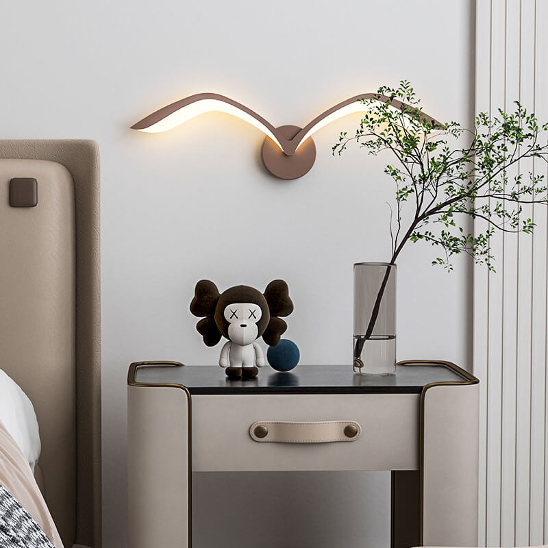 LED Wandlamp in Meeuwvorm met Scandinavisch Design