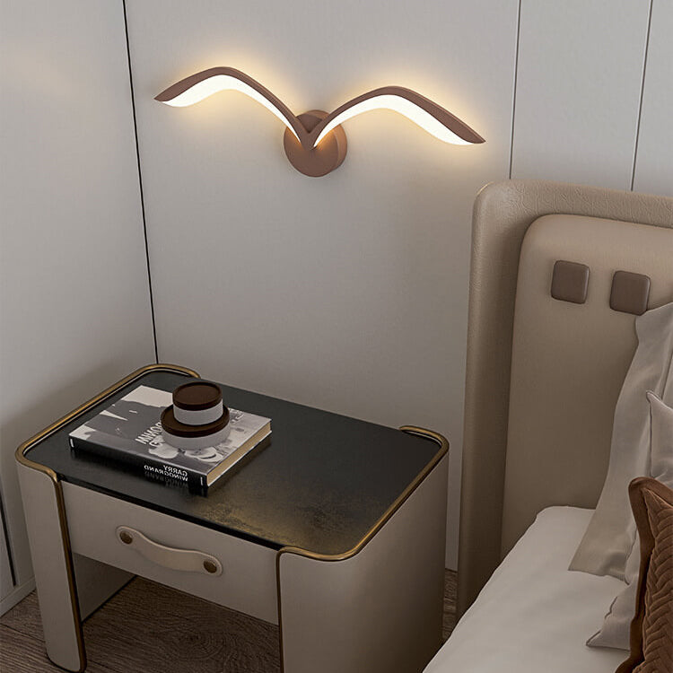LED Wandlamp in Meeuwvorm met Scandinavisch Design