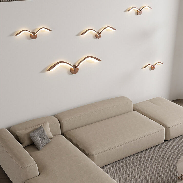 LED Wandlamp in Meeuwvorm met Scandinavisch Design