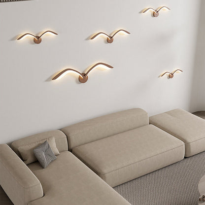 LED Wandlamp in Meeuwvorm met Scandinavisch Design