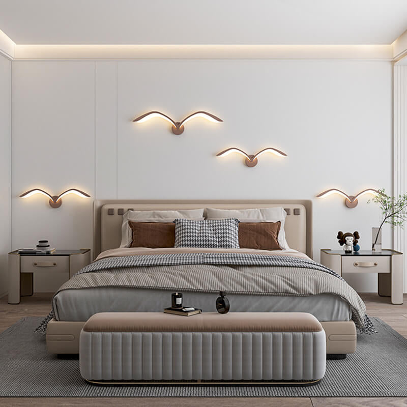 LED Wandlamp in Meeuwvorm met Scandinavisch Design