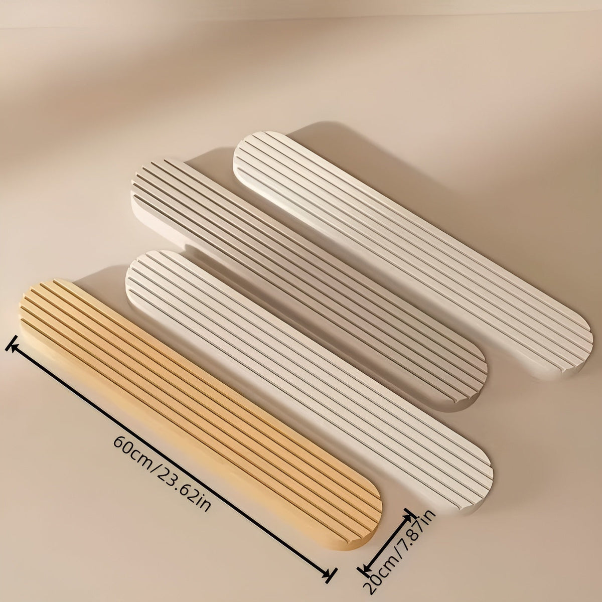 Zelfklevende Vilten Wandpanelen Prikbord – Set van 4