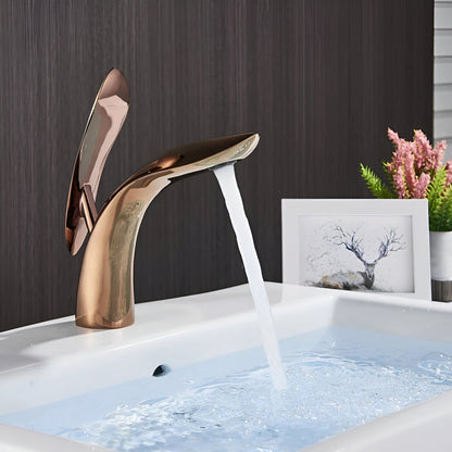 Wastafelkraan Met Luxe Waterfall Uitloop