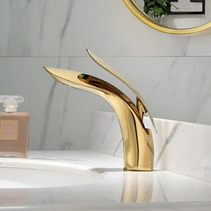 Wastafelkraan Met Luxe Waterfall Uitloop