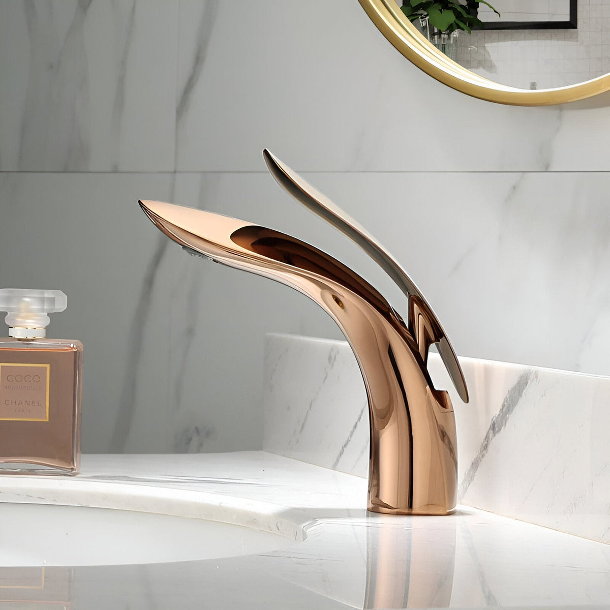Wastafelkraan Met Luxe Waterfall Uitloop