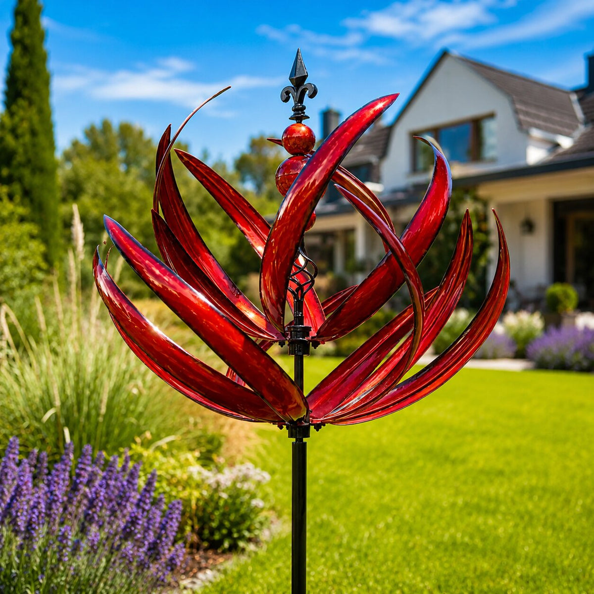 Decoratieve Windbloem voor Buiten met Draaiende Beweging