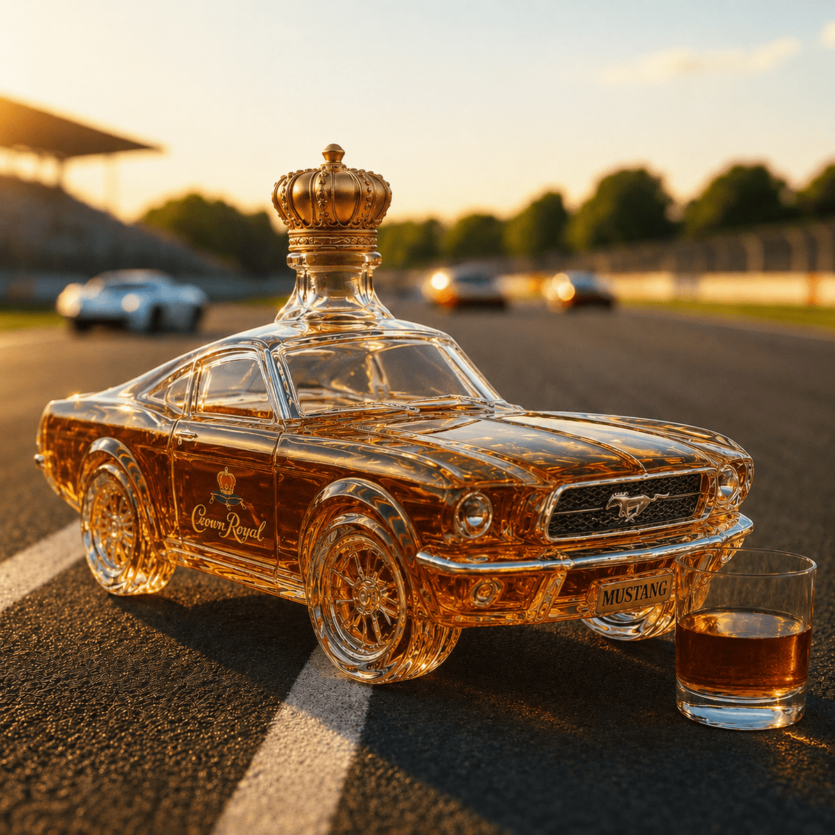 Whiskykaraf In Auto‑Vorm Voor Presentatie, Decor En Dagelijks Genieten