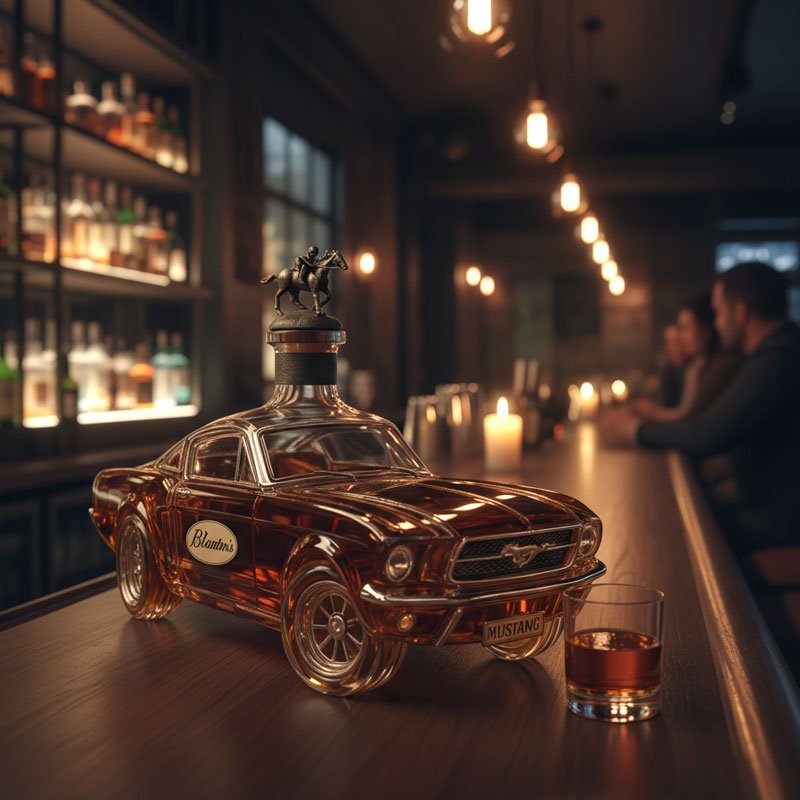Whiskykaraf In Auto‑Vorm Voor Presentatie, Decor En Dagelijks Genieten