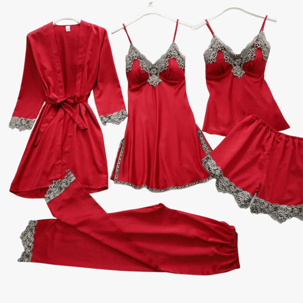 Pyjama Set Met Zachte Textuur En Dagelijkse Comfortabele Pasvorm