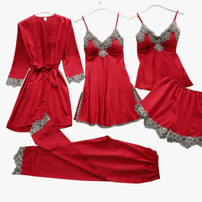 Pyjama Set Met Zachte Textuur En Dagelijkse Comfortabele Pasvorm