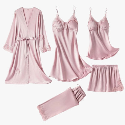 Pyjama Set Met Zachte Textuur En Dagelijkse Comfortabele Pasvorm
