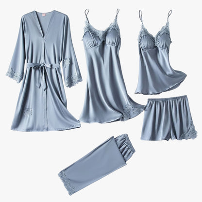 Pyjama Set Met Zachte Textuur En Dagelijkse Comfortabele Pasvorm