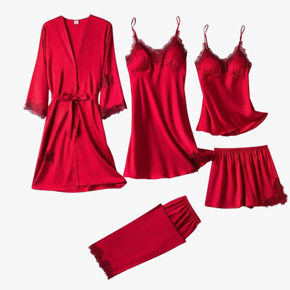 Pyjama Set Met Zachte Textuur En Dagelijkse Comfortabele Pasvorm