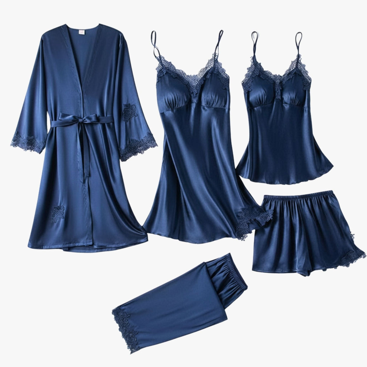 Pyjama Set Met Zachte Textuur En Dagelijkse Comfortabele Pasvorm